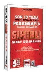 KPSS-ALES-DGS-EKPSS-TYT İçin Son 10 Yılda Paragrafta Sıklıkla Kullanılan Sihirli Sınav Kelimeleri (+5 Deneme İlaveli) Yargı Yayınları