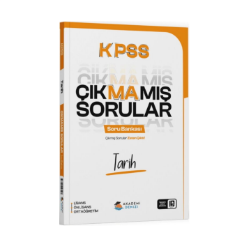 Akademi Denizi KPSS Tarih Çıkmamış Sorular Soru Bankası