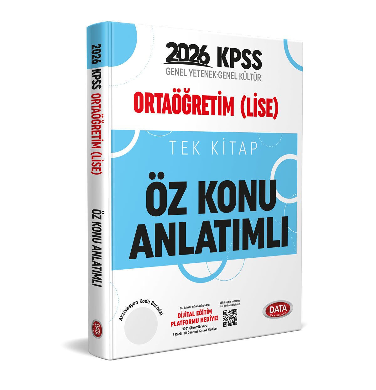 KPSS Ortaöğretim (Lise) Tek Kitap Öz Konu Anlatımlı Data Yayınları