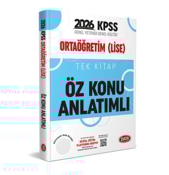KPSS Ortaöğretim (Lise) Tek Kitap Öz Konu Anlatımlı Data Yayınları