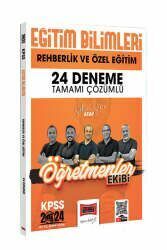 Yargı Yayınları 2024 KPSS Eğitim Bilimleri Öğretmenler Ekibi Rehberlik ve Özel Eğitim Psikolojisi Tamamı Çözümlü 24 Deneme