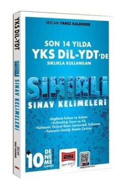 Yargı Yayınları YKS-Dil ve YDT İçin Son 14 Yılda Sıklıkla Kullanılan Sihirli Sınav Kelimeleri (+10 Deneme İlaveli)