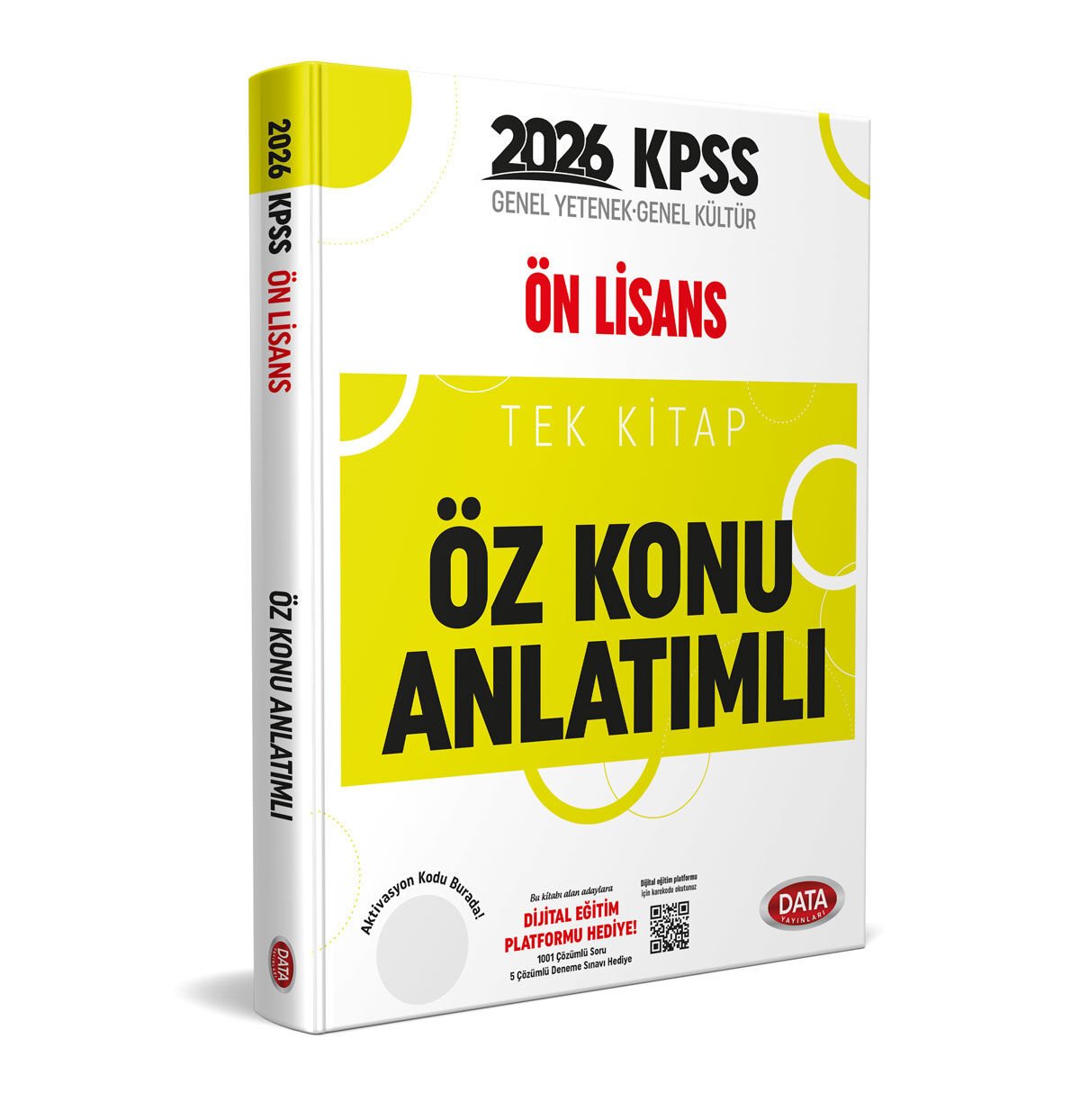 KPSS Önlisans Tek Kitap Öz Konu Anlatımlı Data Yayınları