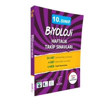 Karekök Yayınları 10. Sınıf Biyoloji Haftalık Takip Sınavları