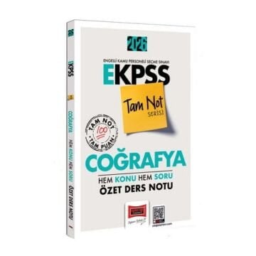 Yargı Yayınları 2026 E-KPSS Tam Not Serisi Coğrafya Hem Konu Hem Soru Özet Ders Notu