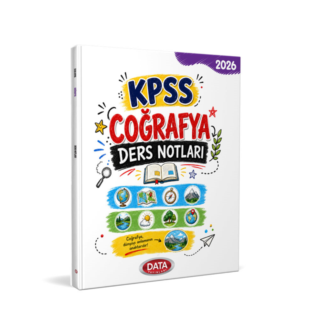 2026 KPSS Coğrafya Ders Notları Data Yayınları