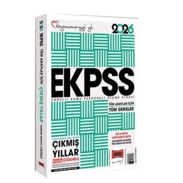 2026 Tüm Adaylar İçin EKPSS GK-GY Tüm Dersler (2016-2024) Çıkmış Sorular Kitabı Yargı Yayınları