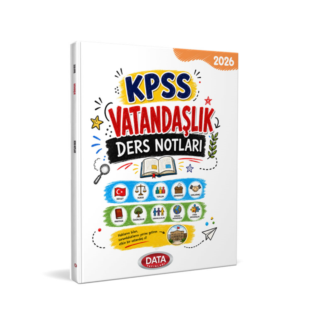 2026 KPSS Vatandaşlık Ders Notları Data Yayınları