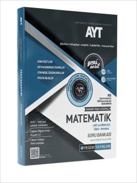 AYT Matematik Limit ve Süreklilik Türev-İntegral Soru Bankası Pegem Yayınları