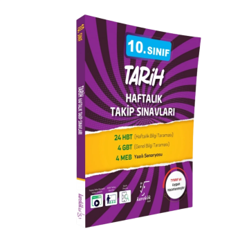 Karekök Yayınları 10. Sınıf Tarih Haftalık Takip Sınavları