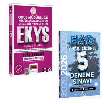 2026 EKYS Okul Müdürlüğü Müdür Başyardımcılığı ve Müdür Yardımcılığı Soru Bankası & MEB EKYS Müdür ve Müdür Yardımcılığı Tamamı Çözümlü 5 Deneme Seti