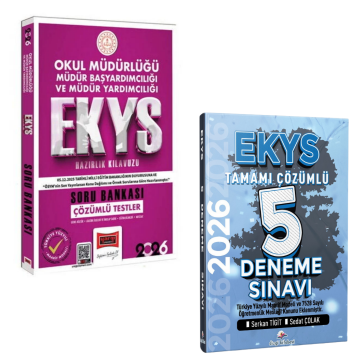 2026 EKYS Okul Müdürlüğü Müdür Başyardımcılığı ve Müdür Yardımcılığı Soru Bankası & MEB EKYS Müdür ve Müdür Yardımcılığı Tamamı Çözümlü 5 Deneme Seti