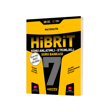 Hız Yayınları 7. Sınıf Matematik HİBRİT Konu Anlatımlı Etkinlikli Soru Bankası