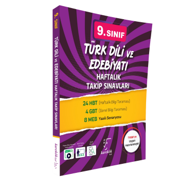 Karekök Yayınları 9. Sınıf Türk Dili ve Edebiyatı Haftalık Takip Sınavları