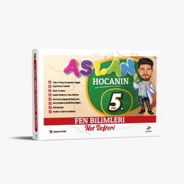 Dizgi Kitap 2026 Aslan Hocanın Fen Bilimleri 5. Sınıf Ders Notu