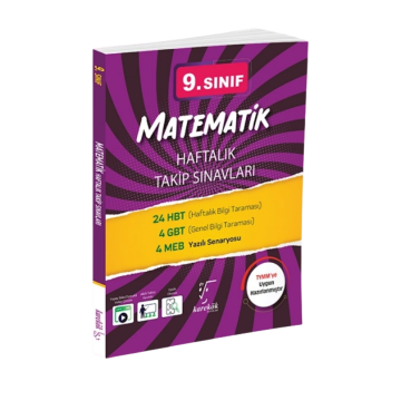 Karekök Yayınları 9. Sınıf Matematik Haftalık Takip Sınavları