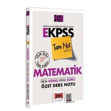 2026 E-KPSS Tam Not Serisi Matematik Hem Konu Hem Soru Özet Ders Notu Yargı Yayınları