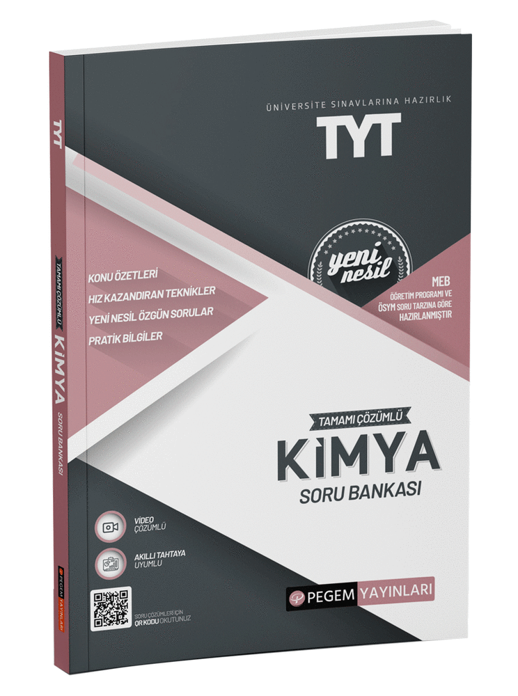 TYT Kimya Soru Bankası Pegem Yayınları