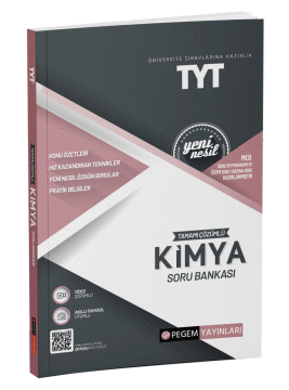 TYT Kimya Soru Bankası Pegem Yayınları
