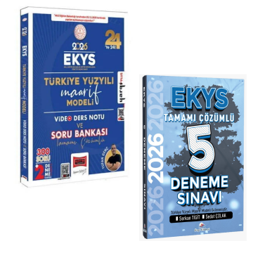 2026 MEB EKYS Türkiye Yüzyılı Maarif Modeli Video Ders Notları ve Soru Bankası & MEB EKYS Müdür ve Müdür Yardımcılığı Tamamı Çözümlü 5 Deneme Seti