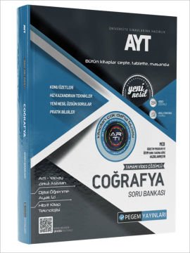Pegem Akademi AYT Coğrafya Soru Bankası