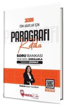 Hoca Kafası 2025 KPSS TYT ALES DGS Paragrafı Kafala Soru Bankası Çözümlü -  Öznur Saat Yıldırım Hoca Kafası Yayınları