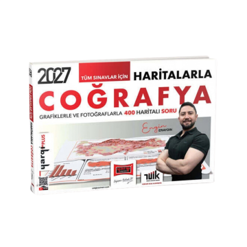 Yargı Yayınları 2027 Tüm Sınavlar İçin Haritalarla Coğrafya  Grafiklerle ve Fotoğraflarla 400 Haritalı Soru - Engin Eraydın