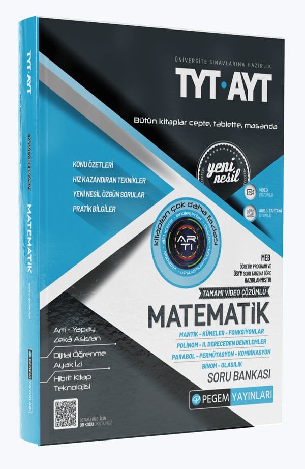 TYT-AYT Matematik Mantık Kümeler Fonksiyonlar Soru Bankası Pegem Akademi