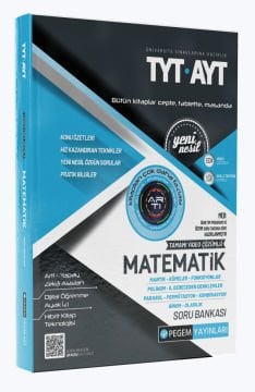 TYT-AYT Matematik Mantık Kümeler Fonksiyonlar Soru Bankası Pegem Akademi