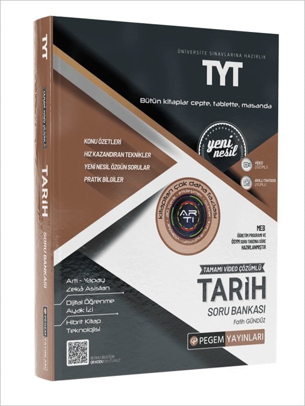 TYT Tarih Soru Bankası Pegem Akademi