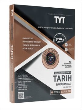 TYT Tarih Soru Bankası Pegem Yayınları