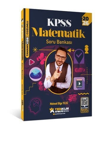 2026 KPSS Atölye Serisi Genel Yetenek Matematik Tamamı Video Çözümlü Soru Bankası Yediiklim Yayınları