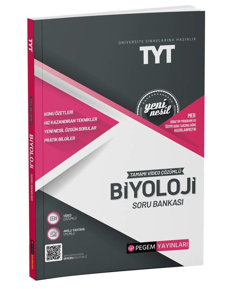 TYT Biyoloji Soru Bankası Pegem Yayınları