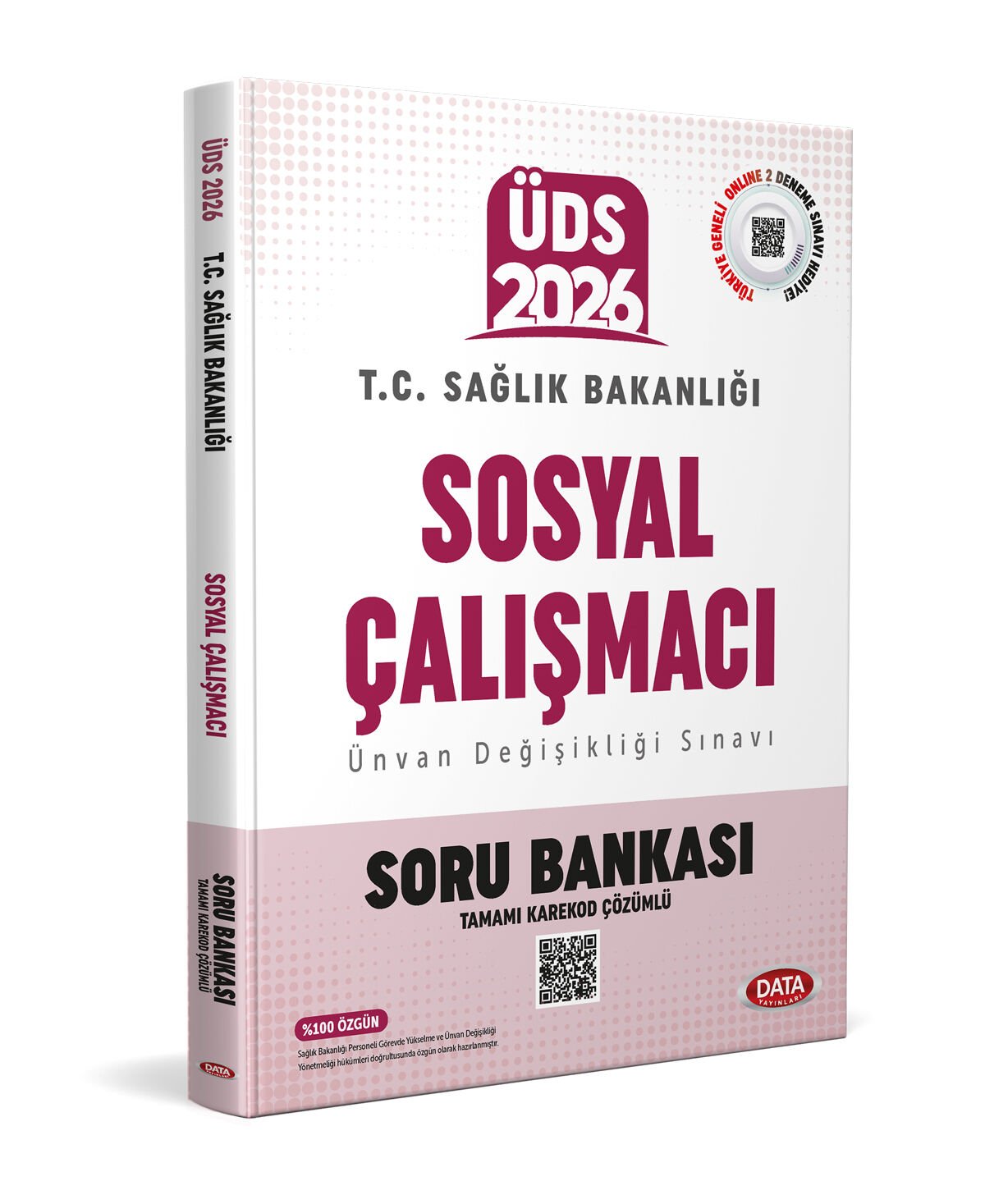 Sağlık Bakanlığı Üds Sosyal Çalışmacı Soru Bankası (Tamamı Karekod Çözümlü) Data Yayınları