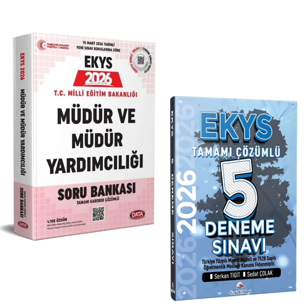 2026 MEB EKYS Müdür ve Müdür Yardımcılığı Tamamı Karekod Çözümlü Soru Bankası (Maarif Modeline Göre) & MEB EKYS Müdür ve Müdür Yardımcılığı Tamamı Çözümlü 5 Deneme Seti