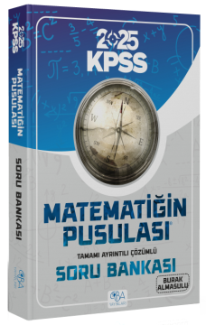 CBA Yayınları 2025 KPSS Matematik Matematiğin Pusulası Soru Bankası  Çözümlü - Burak Almasulu CBA Yayınları