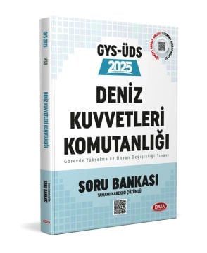 Deniz Kuvvetleri Komutanlığı Personeli Görevde Yükselme Sınavı Soru Bankası Data Yayınları
