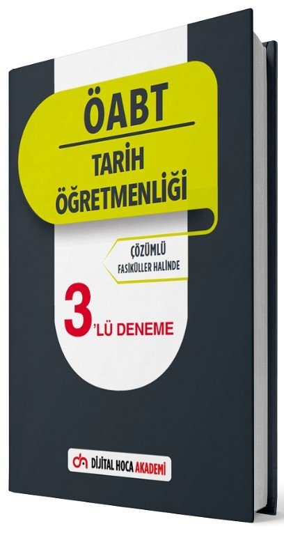 Dijital Hoca ÖABT Tarih Öğretmenliği 3 Deneme Çözümlü Dijital Hoca Akademi