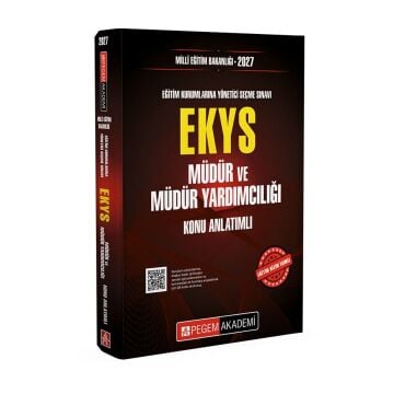 Pegem Yayınları 2027 MİLLİ EĞİTİM BAKANLIĞI (EKYS) Müdür Ve Müdür Yardımcılığı Konu Anlatımı