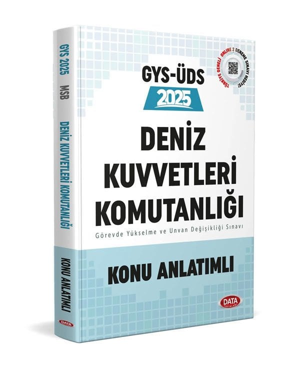 Deniz Kuvvetleri Komutanlığı Personeli Görevde Yükselme Sınavına Hazırlık Konu Anlatımlı Data Yayınları