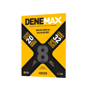 Hız Yayınları 8. Sınıf Din Kültürü ve Ahlak Bilgisi Denemax 20'li Akıllı Deneme