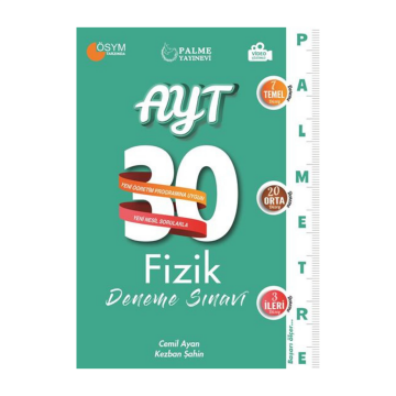 Palme Yayınları AYT Fizik Palmetre Serisi 30 Deneme