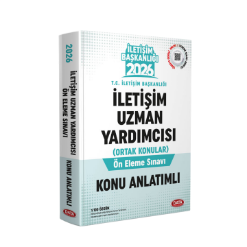 Data Yayınları 2026 İletişim Başkanlığı İletişim Uzman Yardımcısı Konu Anlatımlı