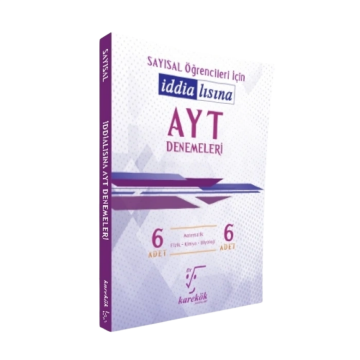 Karekök Yayınları AYT Sayısal Öğrencileri İçin İddialısına 6 Deneme