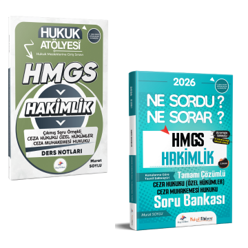 Dizgi Kitap 2026 HMGS Çıkmış Soru Örnekli Ceza Hukuku Özel Hükümler Ceza Muhakemesi Hukuku Ders Notları & HMGS Ne Sordu Ne Sorar Ceza Hukuku Özel Hükümler Ceza Muhakemesi Hukuku Tamamı Çözümlü Soru Bankası  Seti