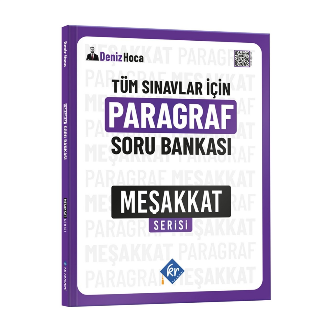 Deniz Hoca Tüm Sınavlar İçin Paragraf Soru Bankası Meşakkat Serisi KR Akademi