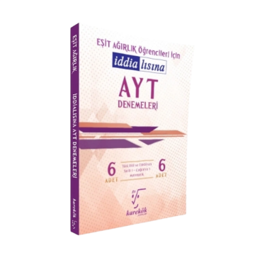 Karekök Yayınları AYT Eşit Ağırlık Öğrencileri İçin İddialısına 6 Deneme
