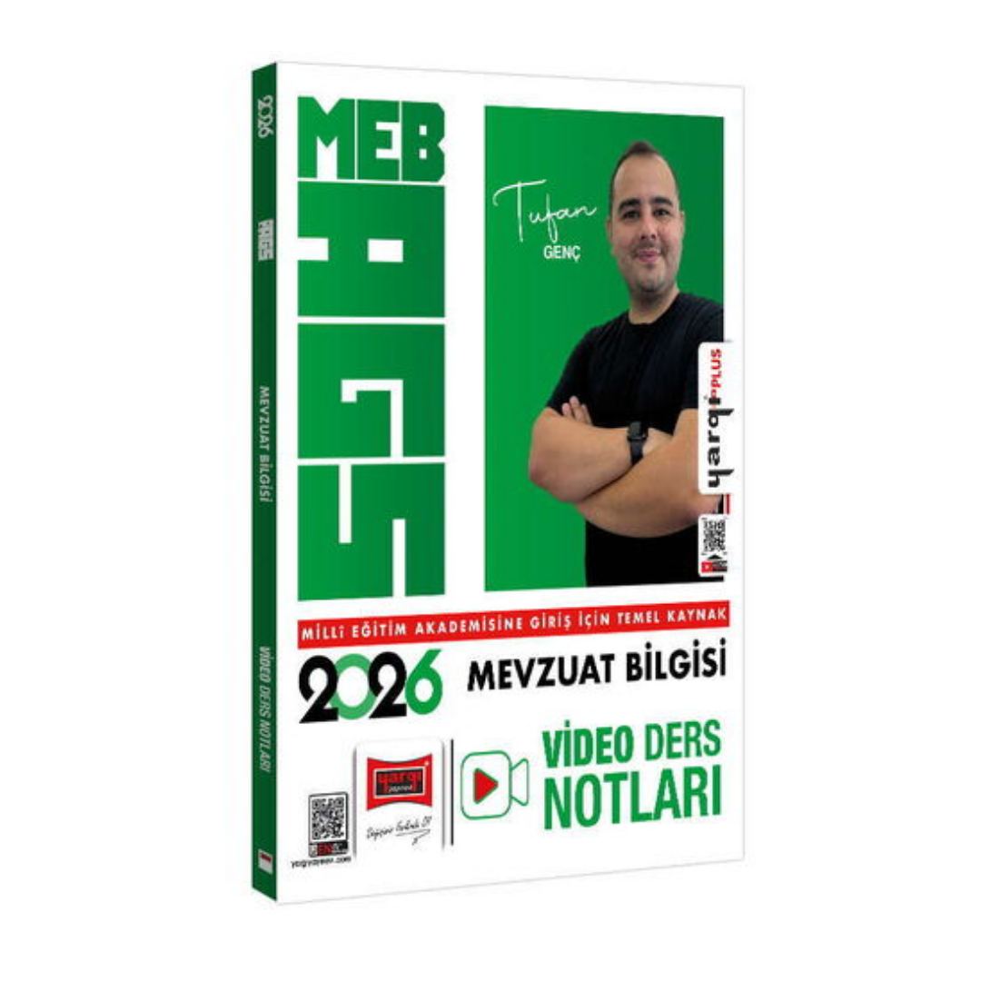 2026 MEB-AGS Mevzuat Bilgisi Video Ders Notları (Tufan Genç) Yargı Yayınları