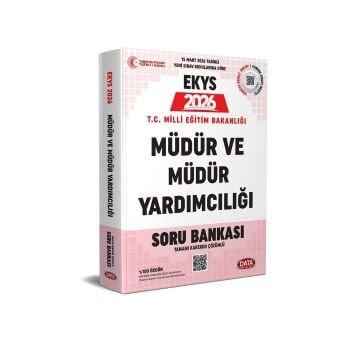 2026 MEB EKYS Müdür ve Müdür Yardımcılığı Tamamı Karekod Çözümlü Soru Bankası (Maarif Modeline Göre) Data Yayınları