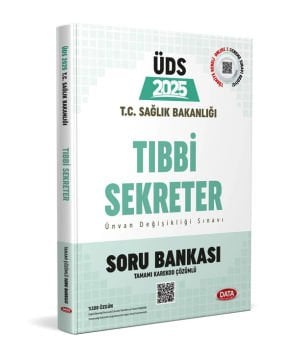 T.C. Sağlık Bakanlığı Üds Tıbbi Sekreter Soru Bankası (Tamamı Karekod Çözümlü) Data Yayınları